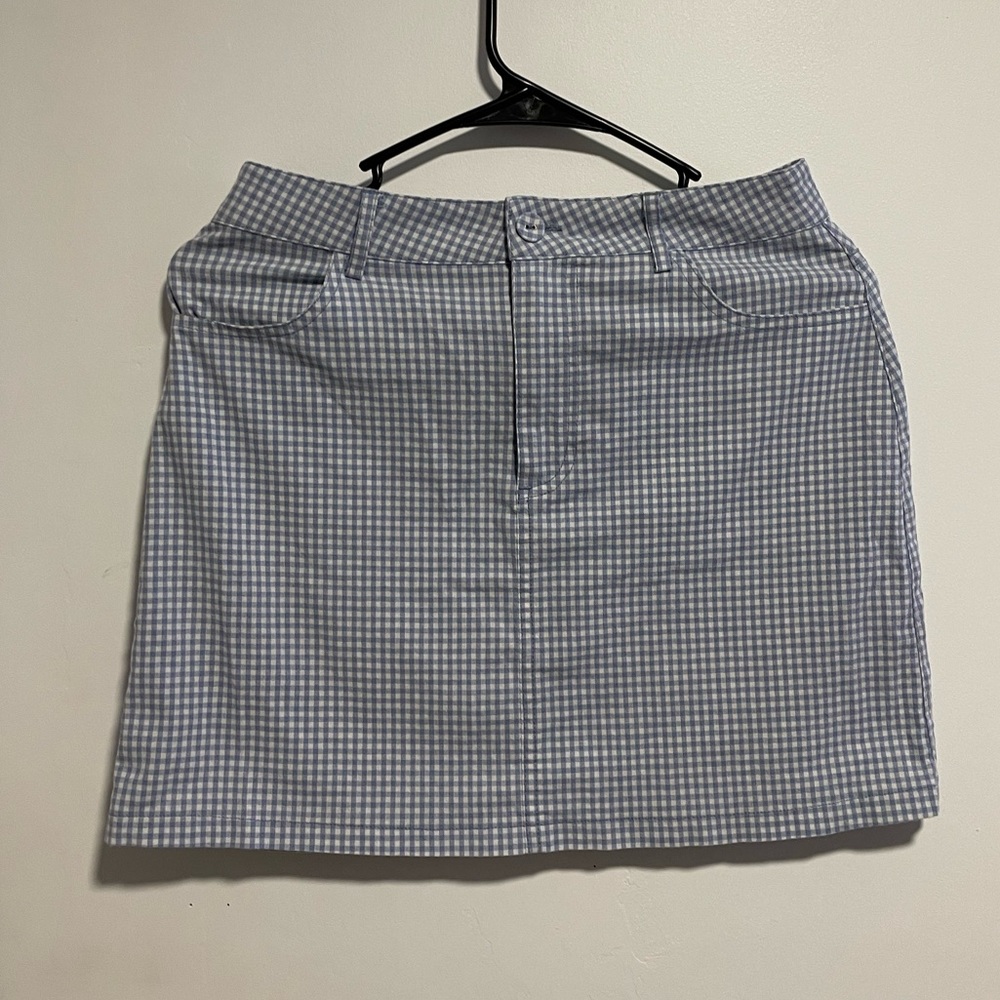 Checkered Mini Skirt